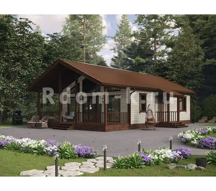 Коттедж 12.7х7.4м «Шуберт»